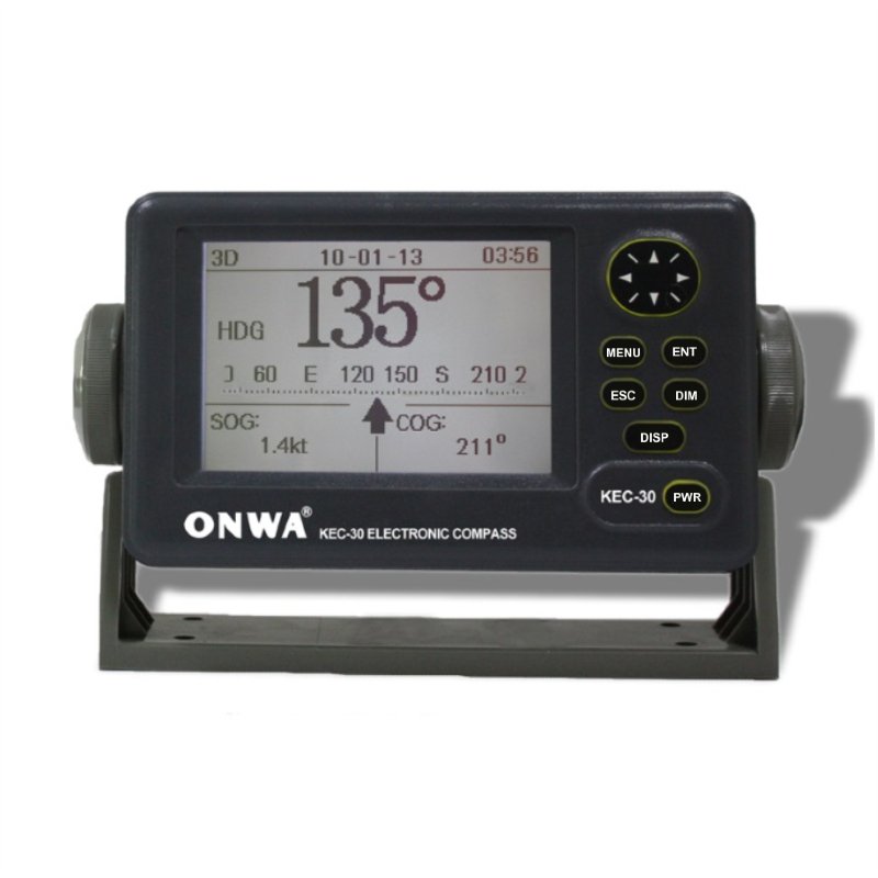Магнитный компас ONWA KEC-30 (Б/У) Электронный магнитный компас с LCD дисплеем (Б/У)