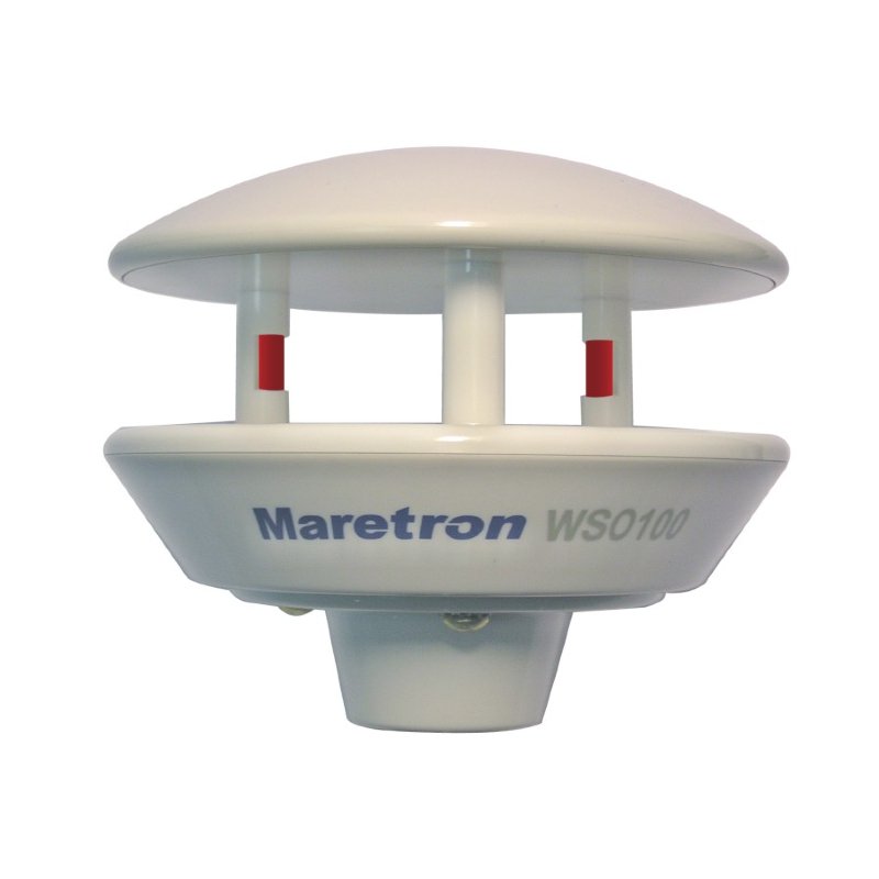 Ультразвуковая метеостанция Maretron WSO100 Метеостанция WSO100 предназначена для проведения метеорологических измерений скорости и направления ветра, температуры воздуха, атмосферного давления и относительной влажности в морских условиях.
