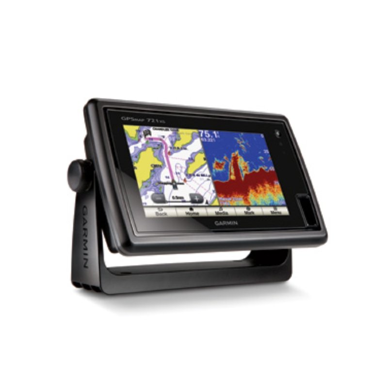 Картплоттер/эхолот Garmin GPSMAP 721xs Garmin GPSMAP 721xs представляет собой комбинированное устройство (картплоттер/эхолот) с отличным качеством изображения днем и ночью, а также встроенной базовой картой мира.